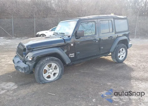 2020 Jeep Wrangler Unlimited Sport S 4X4 from USA, damaged, VIN 1C4HJXDN6LW136276